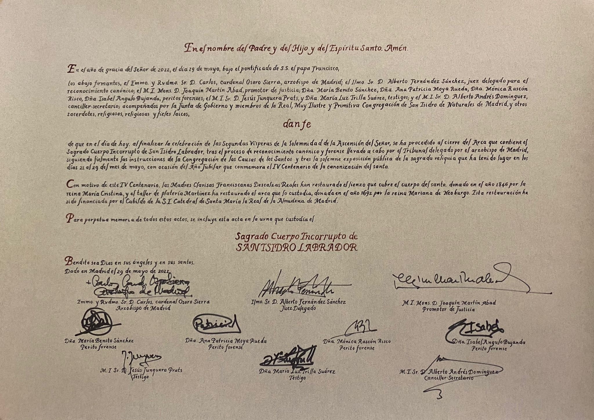 acta san isidro