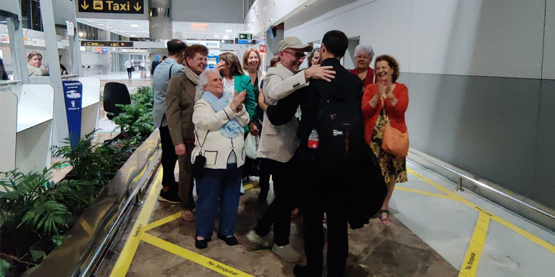 San isidro tenerife abrazo