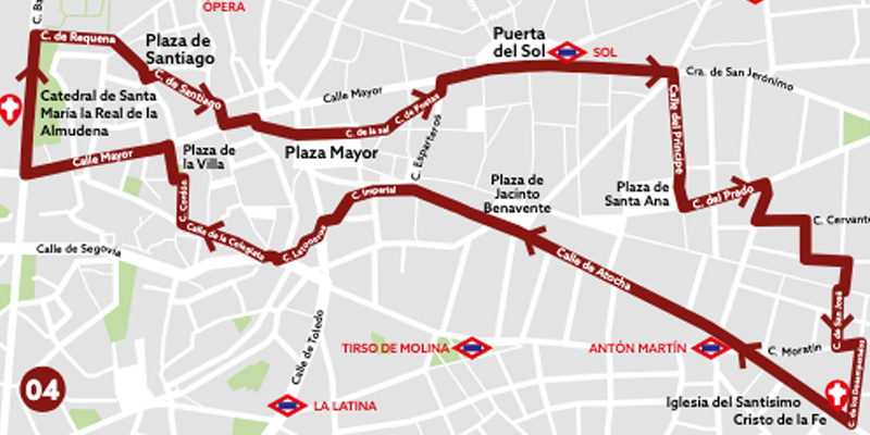 Procesion silencio mapa