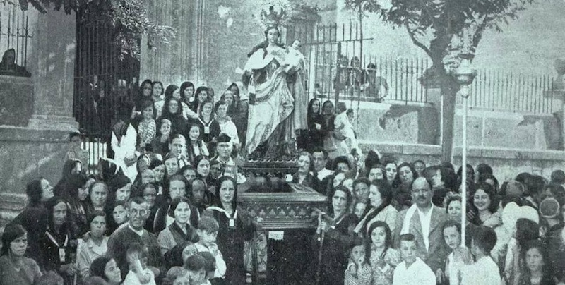 Procesion Carmen Colmenar 1940