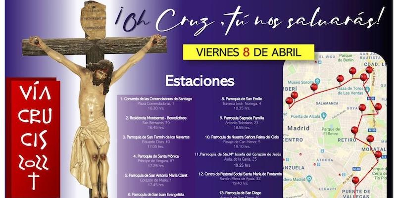 El arzobispo recorre 14 templos este Viernes de Dolores para completar el v&iacute;a crucis diocesano