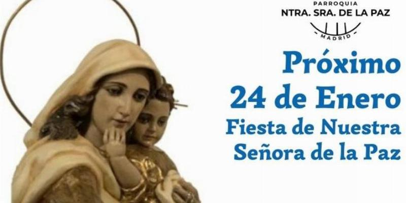 Nuestra Se&ntilde;ora de la Paz programa un repique de campanas en su fiesta patronal para invitar a rezar por la paz