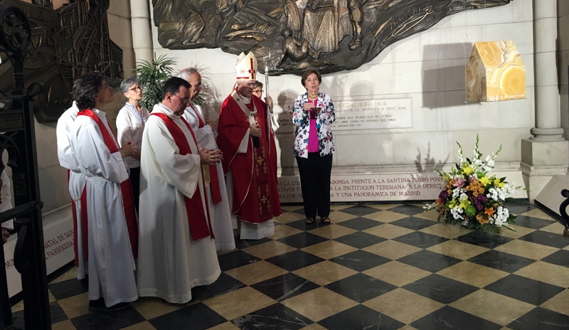 Ya se puede venerar una reliquia de san Pedro Poveda en la catedral