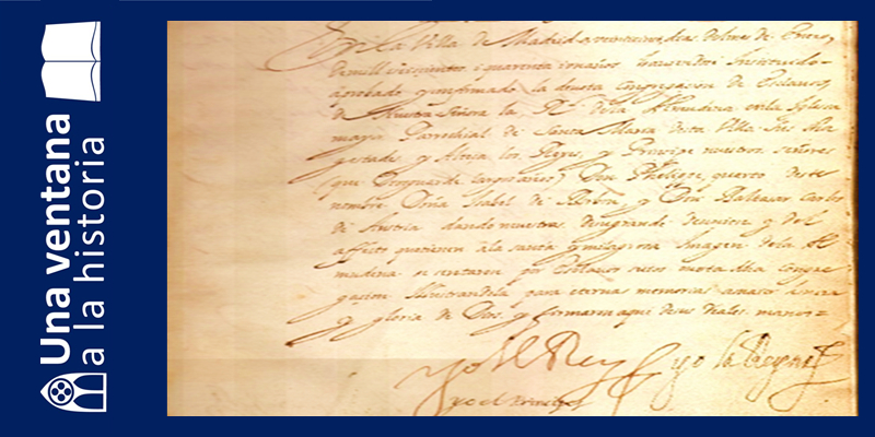 Un rey, un duque y una congregaci&oacute;n para la patrona