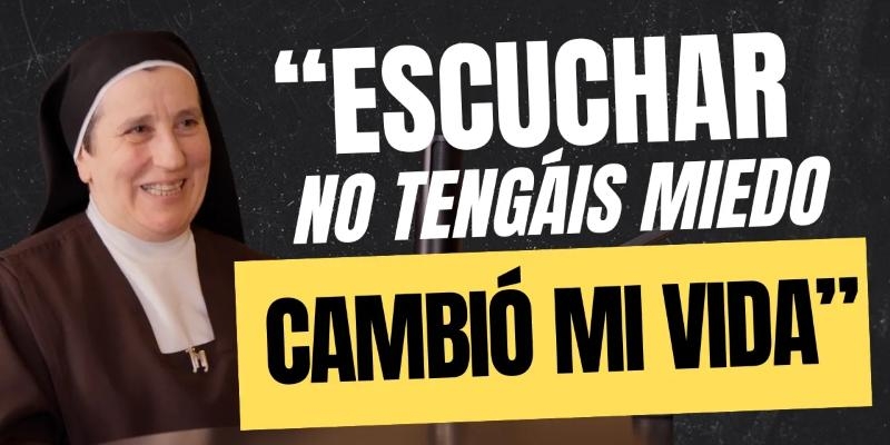 &laquo;No teng&aacute;is miedo&raquo;: la frase de Juan Pablo II que cambi&oacute; la vida de la hermana Cristina