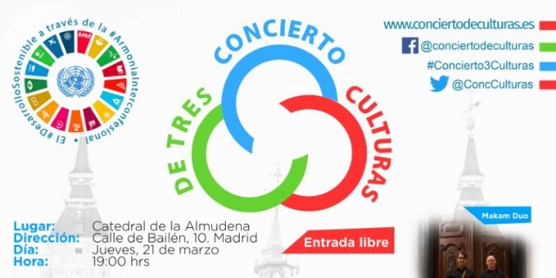 La catedral de la Almudena acoger&aacute; la VI edici&oacute;n del concierto de Tres Culturas