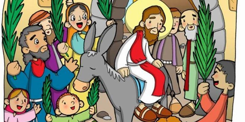 San Jos&eacute; de Colmenar Viejo inaugura la Semana Santa con una procesi&oacute;n con un peque&ntilde;o montado en una borriquita