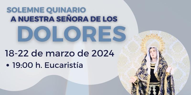 El di&aacute;cono Gonzalo Gallego predica un quinario a la Virgen de los Dolores en San Vicente de Pa&uacute;l