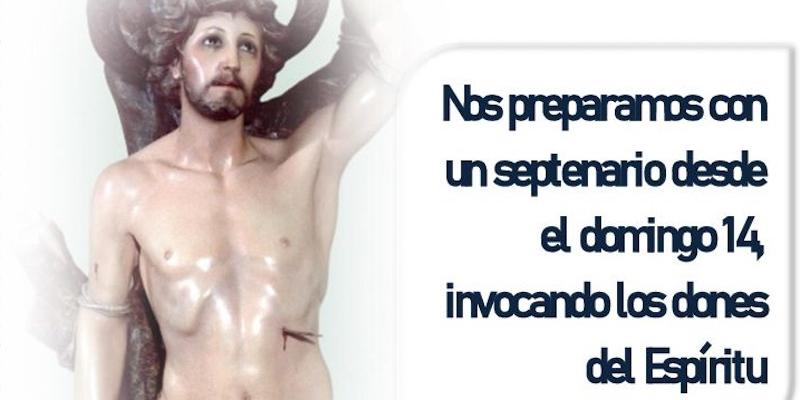 San Sebasti&aacute;n M&aacute;rtir de Carabanchel invoca los dones del Esp&iacute;ritu Santo en el septenario en honor al santo