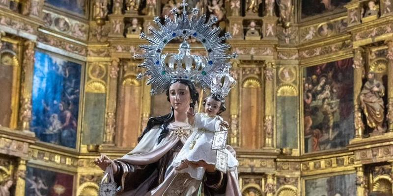 La bas&iacute;lica de Colmenar acoge los cultos organizados por la Hermandad del Carmen en honor a su patrona