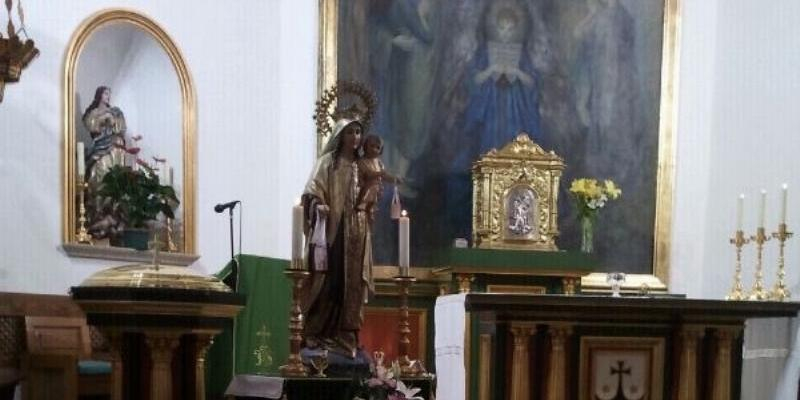 Diego Jos&eacute; Figueroa preside en Nuestra Se&ntilde;ora del Carmen de El Plant&iacute;o una Misa solemne en honor a su titular