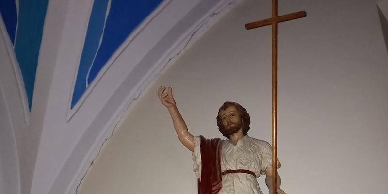 Misa en San Juan Bautista de Cabanillas de la Sierra en honor al titular del templo con motivo de su festividad