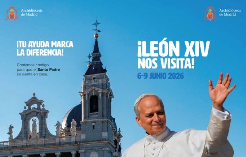 La Archidi&oacute;cesis de Madrid convoca una colecta extraordinaria con motivo del viaje apost&oacute;lico del Papa Le&oacute;n XIV