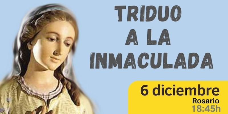 La Milicia de la Inmaculada organiza en Nuestra Se&ntilde;ora del Rosario de Bat&aacute;n un triduo en honor a la Virgen