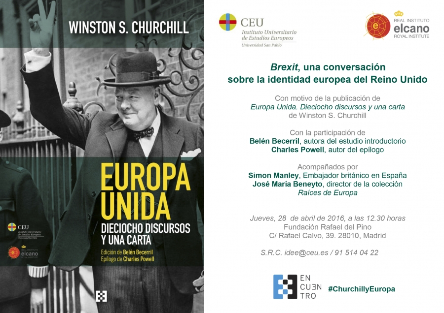 Mesa redonda sobre 'Brexit, una conversaci&oacute;n sobre la identidad europea del Reino Unido'